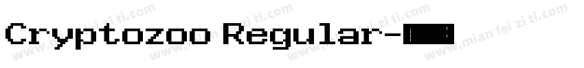 Cryptozoo Regular字体转换